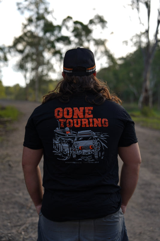 Gone Touring T-shirt in Black