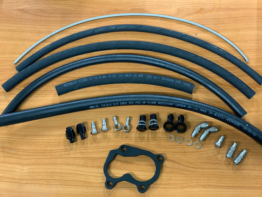 44mm turbo fitting kit and flange.