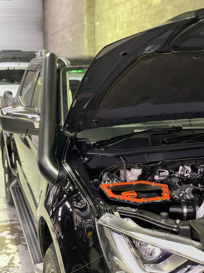ISUZU DMAX 2021 ONWARDS 4″ STAINLESS STEEL SNORKEL KIT (SHORT)