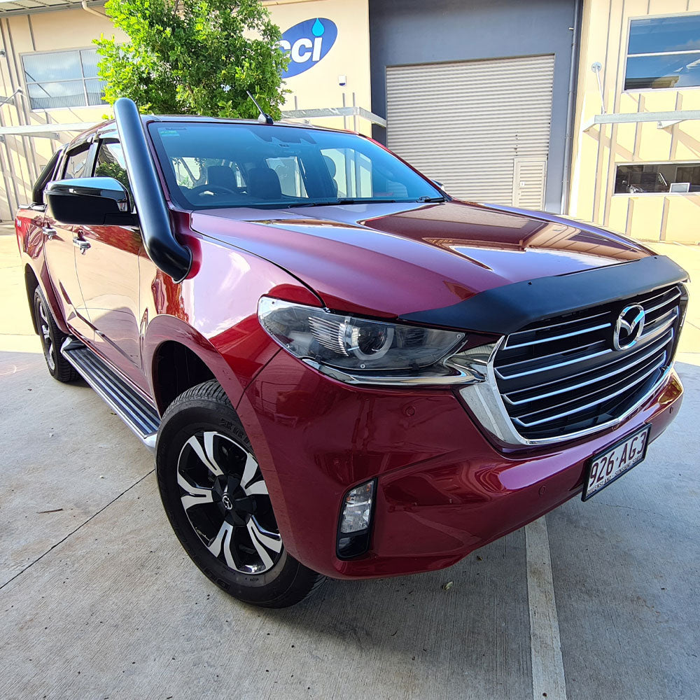 2021+ Mazda BT-50 4" Stainless Steel Snorkel (Short)